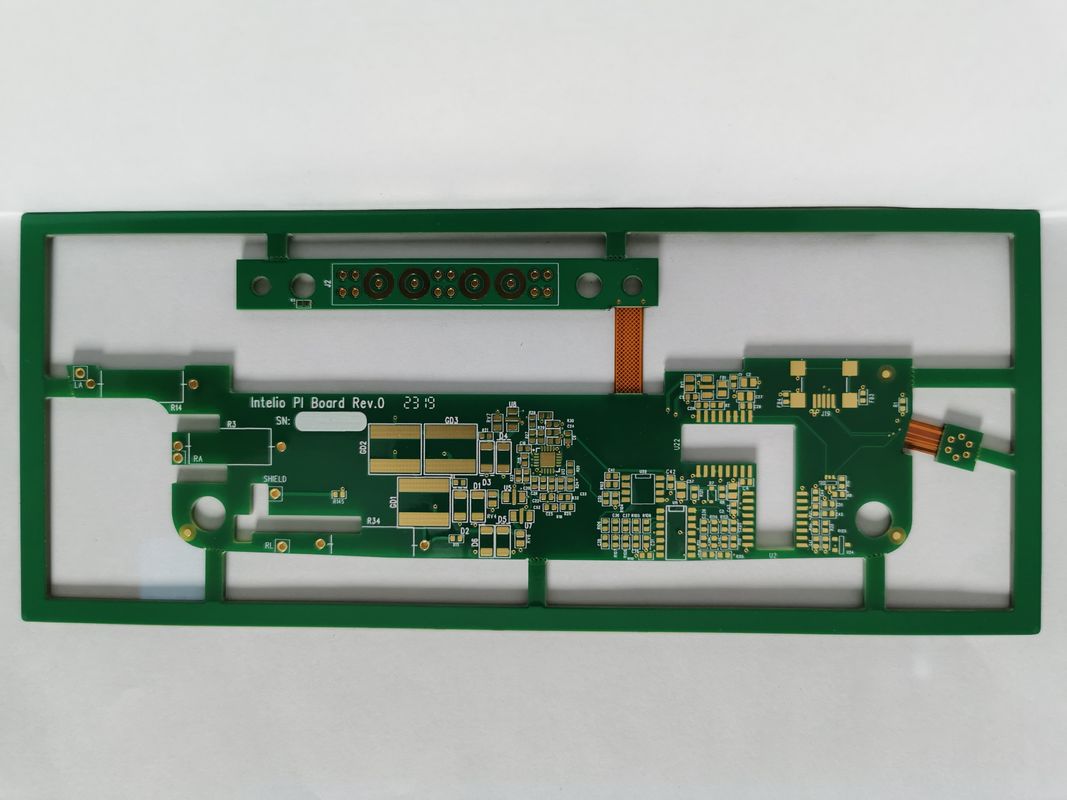 Cuatro capas de placa de PCB flexible, plegable y con revestimiento sanforizado