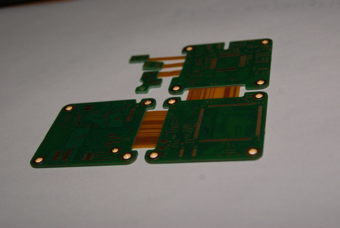 Cuatro capas de placa de circuito impreso rígida flexible SMD BGA DIP Componentes 1-8 Flexibilidad