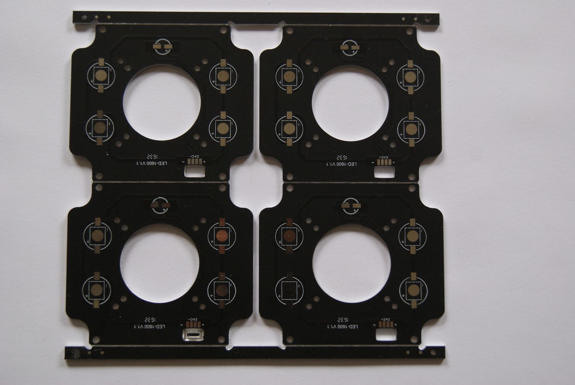 Revestimiento superficial de Ni/Au 1200 MM de longitud PCB de politrónica de pantalla de seda amarilla para dispositivos duraderos y de larga duración