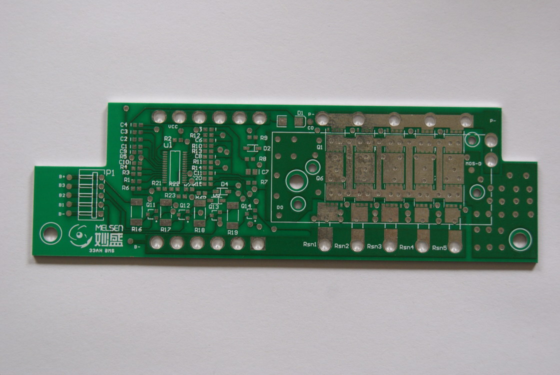 PCB IMS con base de aluminio, acabado HASL y puente de serigrafía mínimo de 0,1 mm, con control de impedancia
