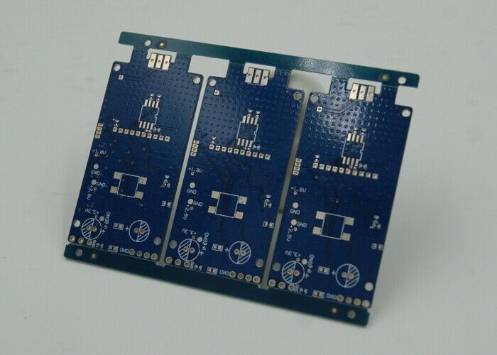 Fr-4 PCB de doble cara Immersión verde placa de circuito dorada de pantalla de seda blanca OSP acabado