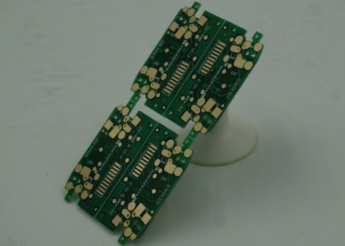 PCB de doble capa de doble cara con 1-6oz de peso de cobre y 0,075mm Min Hole Dia