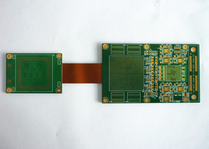 Densidad Asamblea de PCB rígido flexible sanforizado 1-28 capas 52L 0,5-10mm Radio de curvatura