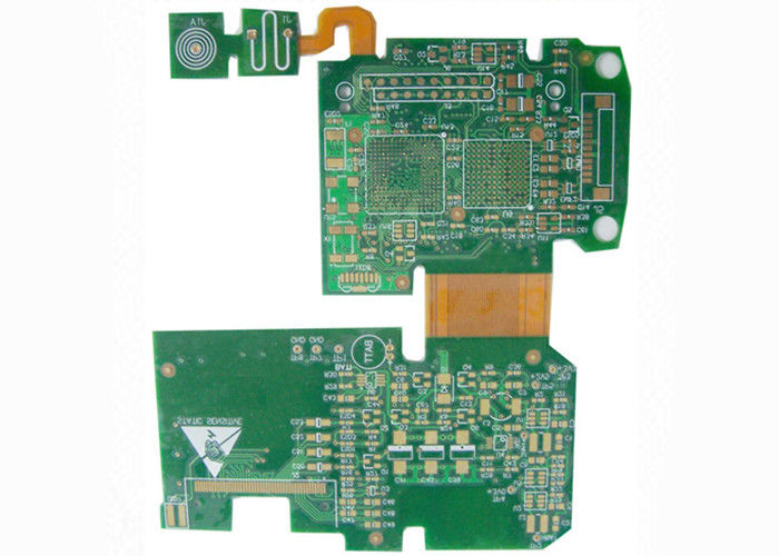 Placa de circuitos impresos rígida flexible de 52L de máxima capa para el rendimiento en componentes DIP