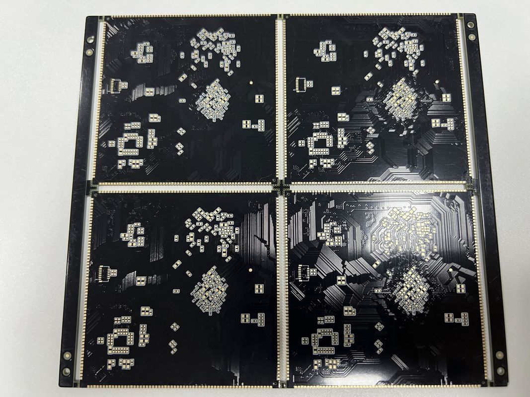 Placa de PCB HDI de alta densidad con medio agujero BGA 0.25mm Socket de lámpara 10 1 relación de aspecto