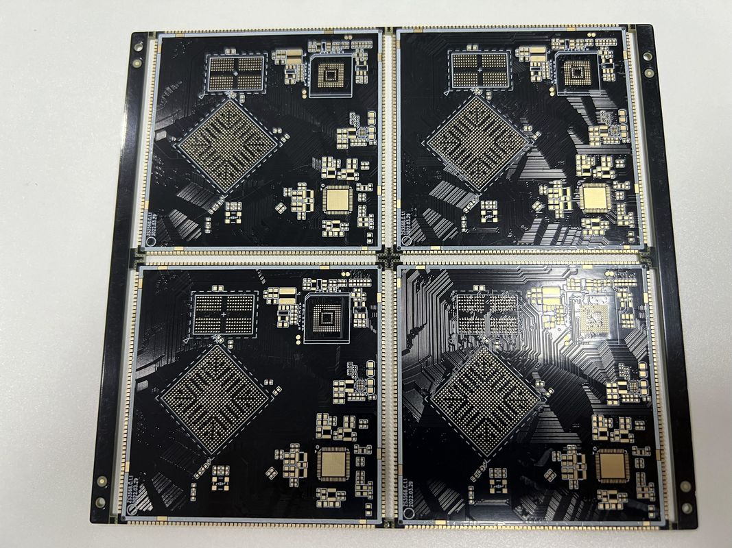 FR4 IT180 4-20 Capas HDI PCB con control de impedancia múltiple y agujero de 0,1 mm de níquel-paladio BGA 0,2 mm