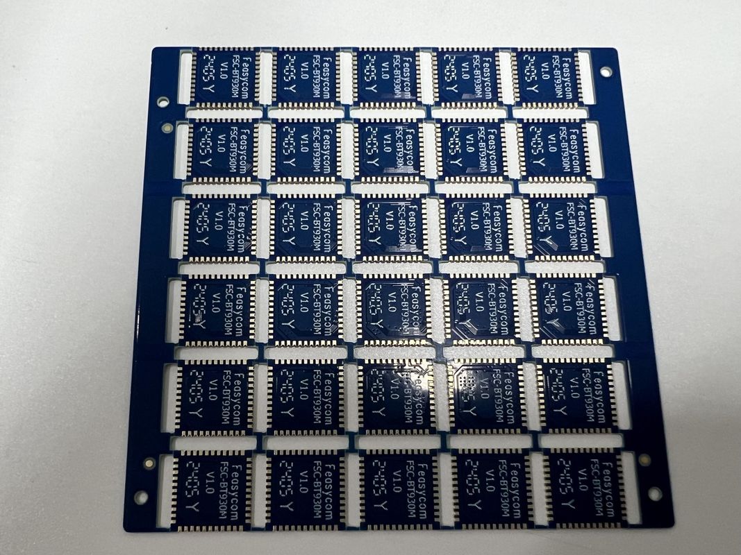 OEM placa de circuito múltiple de cuatro lados medio agujeros con dedos de conductor de oro IC conduce