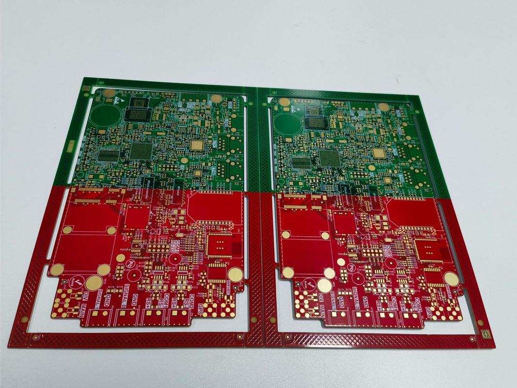 Advanced Multilayer PCB Board 4 colores de máscara de soldadura en una placa de PCB