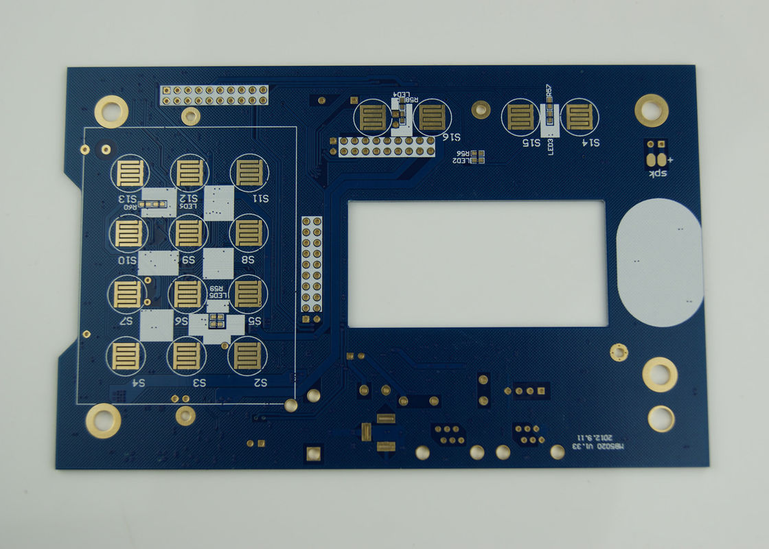FR-4 Materia prima PCB de doble capa 1,6 mm para entornos de temperatura y voltaje
