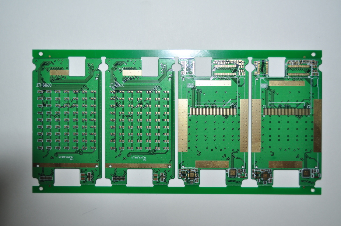 PCB de doble cara de 5 mil con espacio para conductores con tecnología estándar y servicios de diseño/ensamblaje de PCB