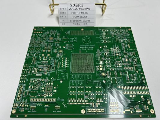 20 placa de PCB de capa con control de impedancia multigrupo VIPPO bajo pasta TU-933
